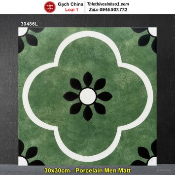 Gạch Bông Men 30x30 Trung Quốc 30486L