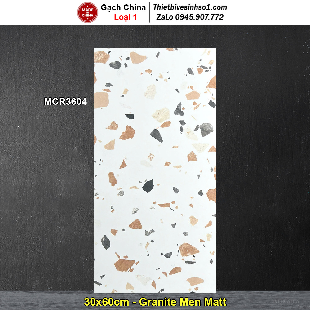 Gạch 30x60 Trung Quốc MCR3604 Terrazzo