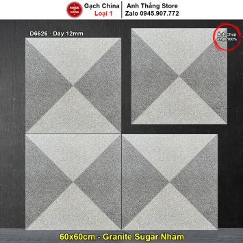 Gạch 60x60 Trung Quốc D6626 Lát Sân