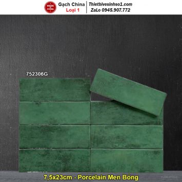 Gạch Thẻ 7,5x23 Trang Trí Trung Quốc 752306G