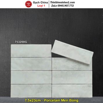 Gạch Thẻ 7,5x23 Trang Trí Trung Quốc 753200G