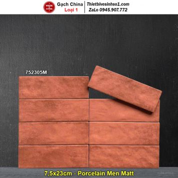 Gạch Thẻ 7,5x23 Trang Trí Trung Quốc 752305M