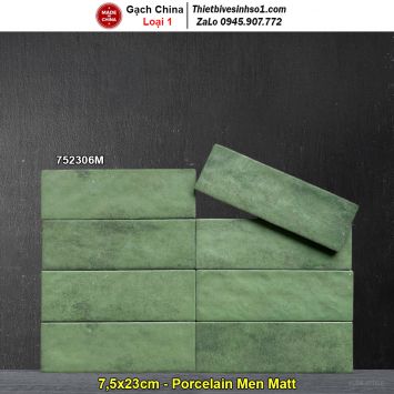 Gạch Thẻ 7,5x23 Trang Trí Trung Quốc 752306M