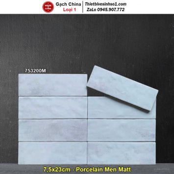 Gạch Thẻ 7,5x23 Trang Trí Trung Quốc 753200M