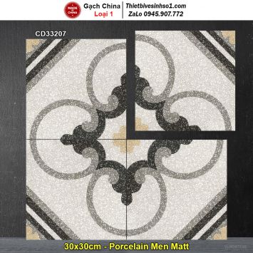 Gạch Bông Men 30x30cm CD33207