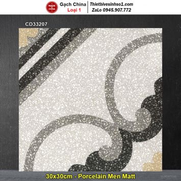 Gạch Bông Men 30x30cm CD33207