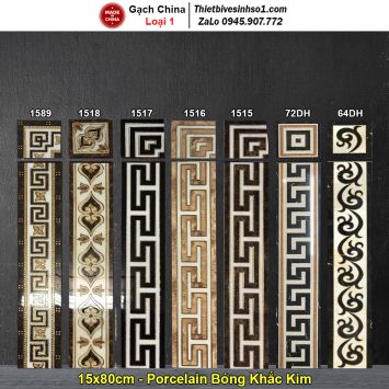 Gạch Viền Góc Chân Tường 15x80 Trung Quốc