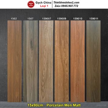 Bộ Gạch Lát Giả Gỗ 15x90 Trung Quốc