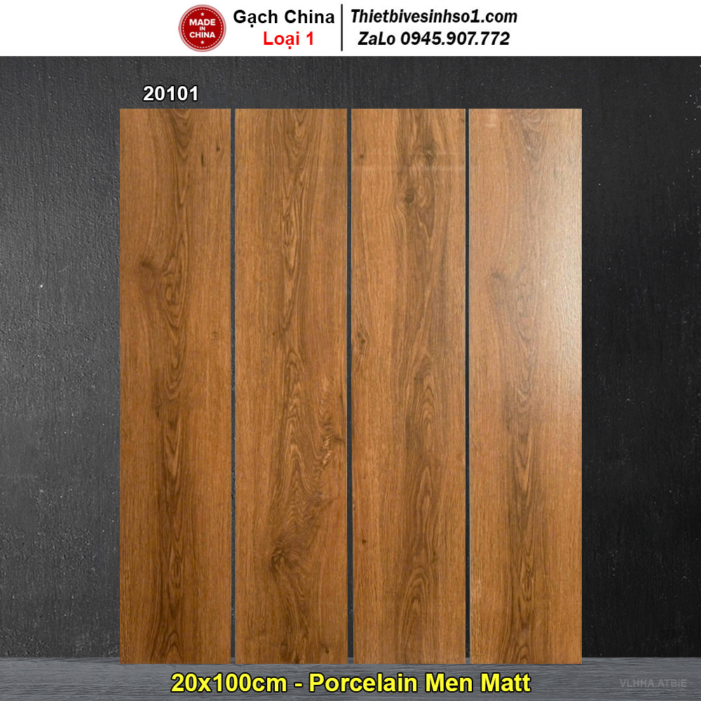Gạch Giả Gỗ 20x100 Trung Quốc 20101 Gạch Giả Gỗ 20x100 Trung Quốc 20101