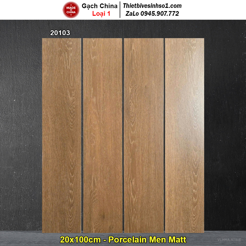 Gạch Giả Gỗ 20x100 Trung Quốc 20103 Gạch Giả Gỗ 20x100 Trung Quốc 20103