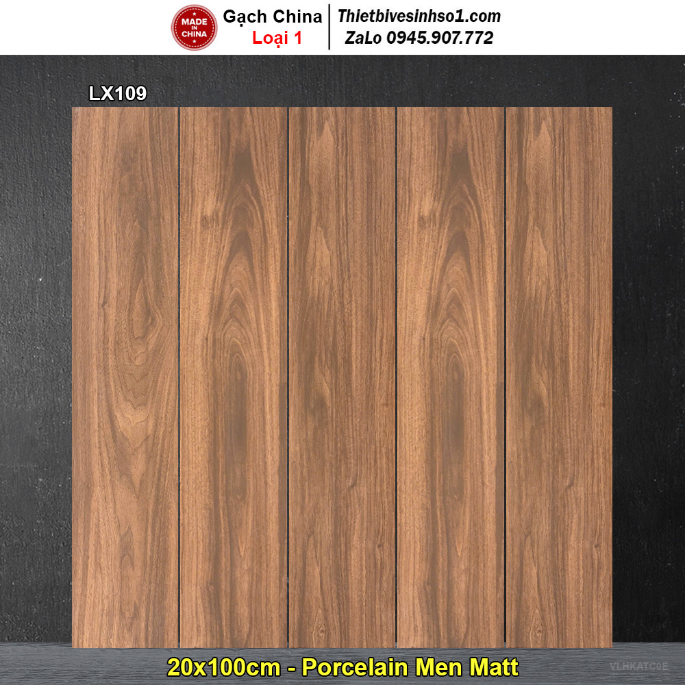 Gạch Giả Gỗ 20x100 Trung Quốc LX109
