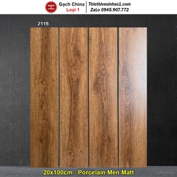Gạch Giả Gỗ 20x100 Trung Quốc 2116