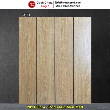 Gạch Giả Gỗ 20x100 Trung Quốc 2118