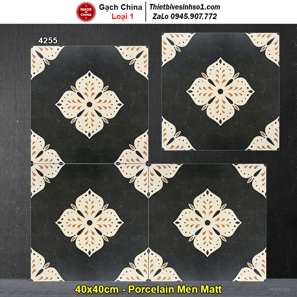 Gạch Bông Men 40x40 Trung Quốc 4255