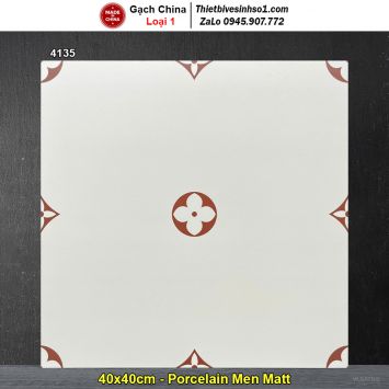 Gạch Bông Men 40x40 Trung Quốc 4135