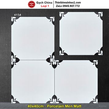 Gạch Bông Men 40x40 Trung Quốc 4154