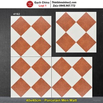 Gạch Bông Men 40x40 Trung Quốc 4192