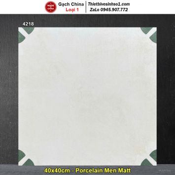 Gạch Bông Men 40x40 Trung Quốc 4218