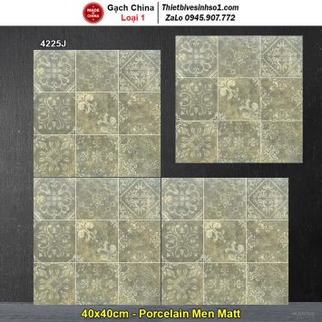 Gạch Bông Men 40x40 Trung Quốc 4225J