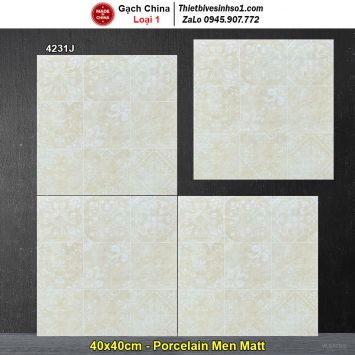 Gạch Bông Men 40x40 Trung Quốc 4231J
