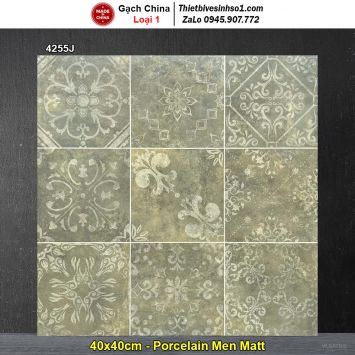 Gạch Bông Men 40x40 Trung Quốc 4255J