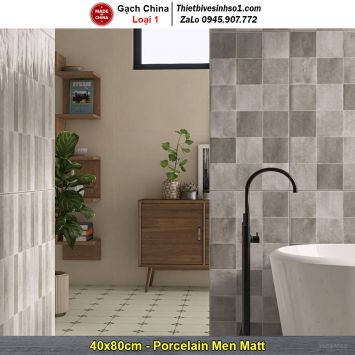 Gạch Ốp Trang Trí 40x80 Trung Quốc MF48Y02C