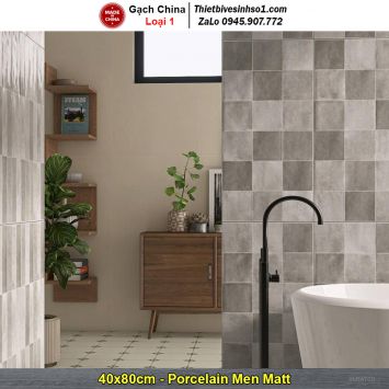 Gạch Ốp Trang Trí 40x80 Trung Quốc MF48Y02F