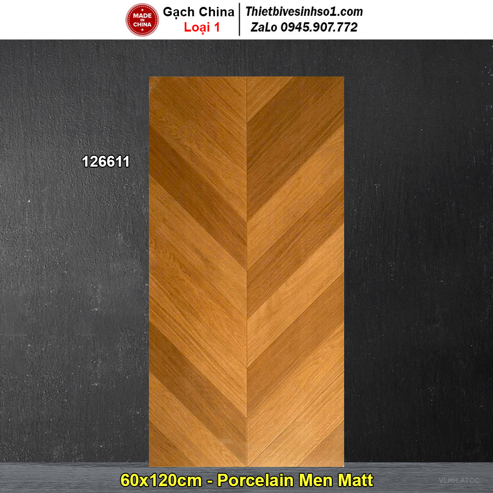 Gạch 60x120 Trung Quốc 126611 Giả Gỗ