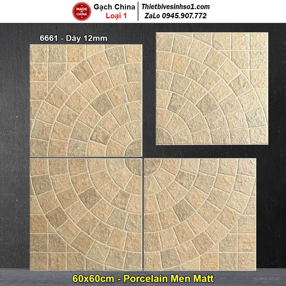 Gạch 60x60 Trung Quốc 6661 Lát Sân