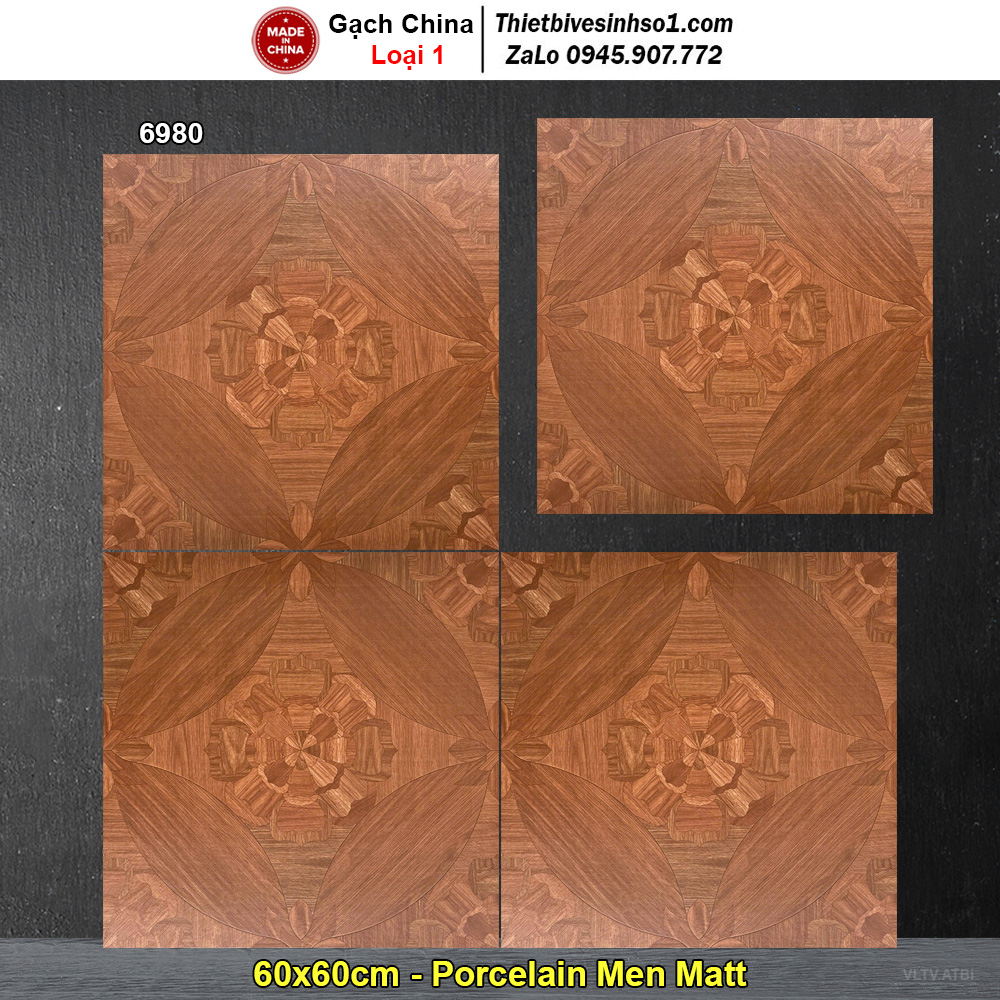 Gạch 60x60 Trung Quốc 6980 Giả Cổ