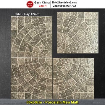 Gạch 60x60 Trung Quốc 6666 Lát Sân