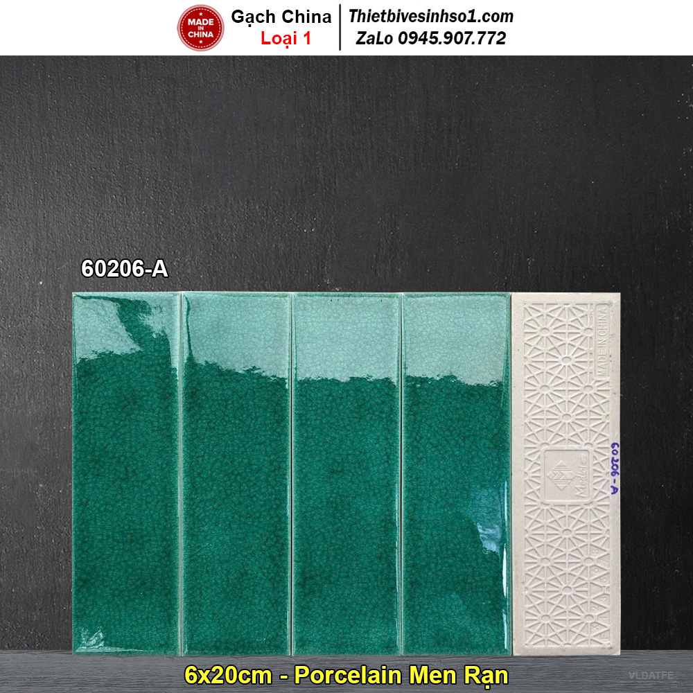 Gạch Thẻ 6x20 Men Rạn 60206-A