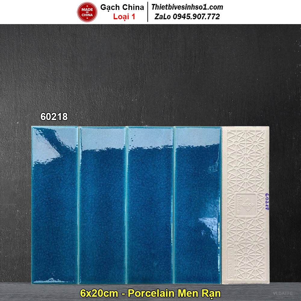 Gạch Thẻ 6x20 Men Rạn 60218