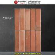 Gạch Thẻ 6x25 Giả Cổ Trang Trí Trung Quốc MD6025S17