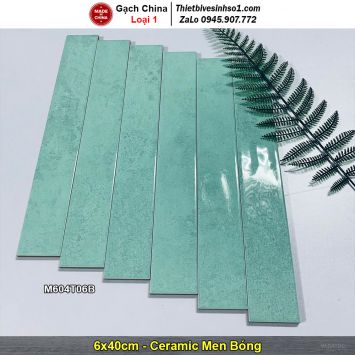 Gạch Thẻ 6x40 Trang Trí Trung Quốc M604T06B