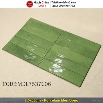 Gạch Thẻ 7,5x30 Trang Trí Trung Quốc MDL7537C06