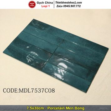 Gạch Thẻ 7,5x30 Trang Trí Trung Quốc MDL7537C08