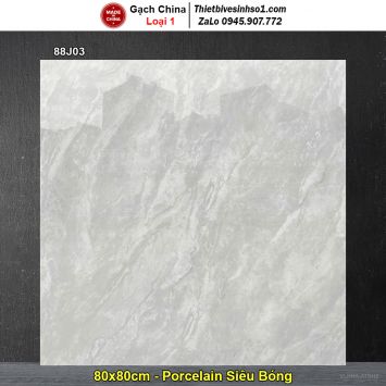 Gạch 80x80 Trung Quốc 88J03 Vân Đá Xám