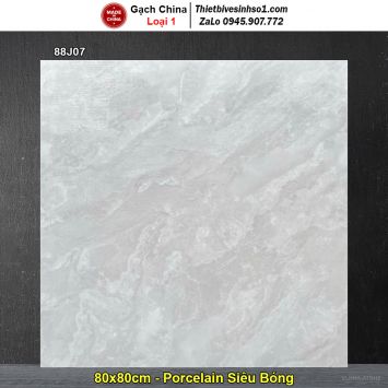 Gạch 80x80 Trung Quốc 88J07 Vân Đá Xám