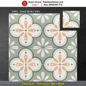 Gạch Bông Men 20x20 Trung Quốc 2000