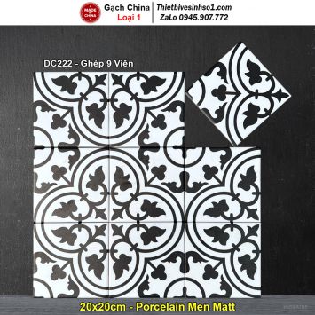 Gạch Bông Men 20x20 Trung Quốc DC222