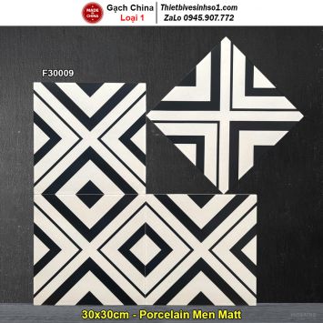 Gạch Bông Men 30x30 Trung Quốc F30009