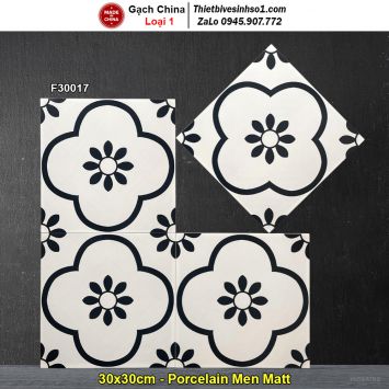 Gạch Bông Men 30x30 Trung Quốc F30017