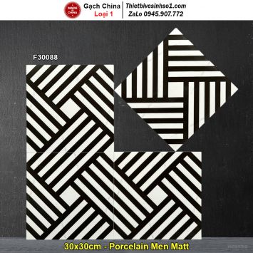 Gạch Bông Men 30x30 Trung Quốc F30088