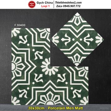 Gạch Bông Men 30x30 Trung Quốc F30400