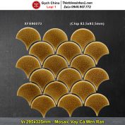 Gạch Mosaic Gốm Vảy Cá XFB90070