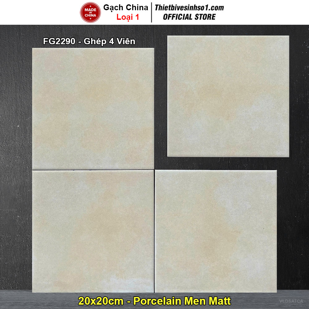 Gạch Bông Men 20x20 Trung Quốc FG2290 Gạch Bông Men 20x20 Trung Quốc FG2290
