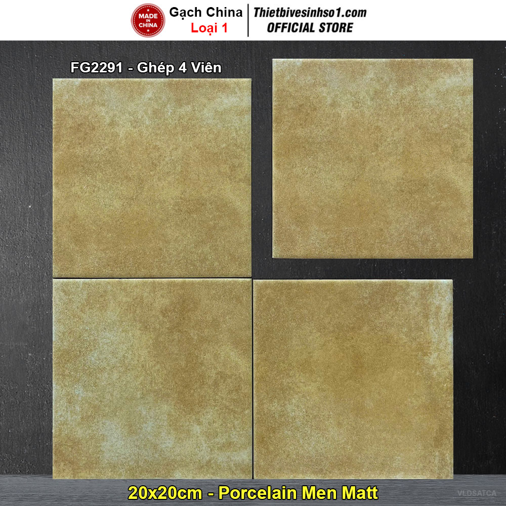 Gạch Bông Men 20x20 Trung Quốc FG2291 Gạch Bông Men 20x20 Trung Quốc FG2291