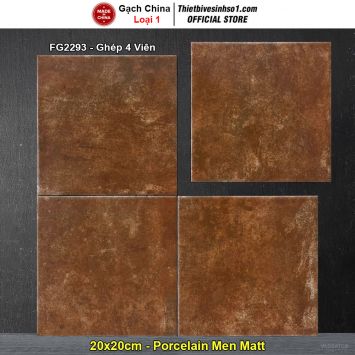 Gạch Bông Men 20x20 Trung Quốc FG2293