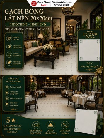 Gạch Bông Men 20x20 Trung Quốc FG2379